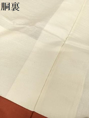 平和屋着物●結城紬　80亀甲　横段花文　正絹　逸品　AAAZ3220np