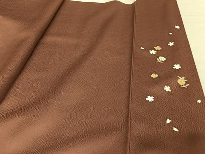 平和屋着物●訪問着 駒刺繍 雪輪枝橘文 金糸 金彩 正絹 逸品 AAAZ3222np