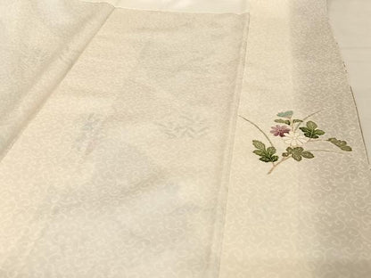 平和屋着物●訪問着 流水鴛鴦文 金彩 正絹 逸品 AAAZ3235np