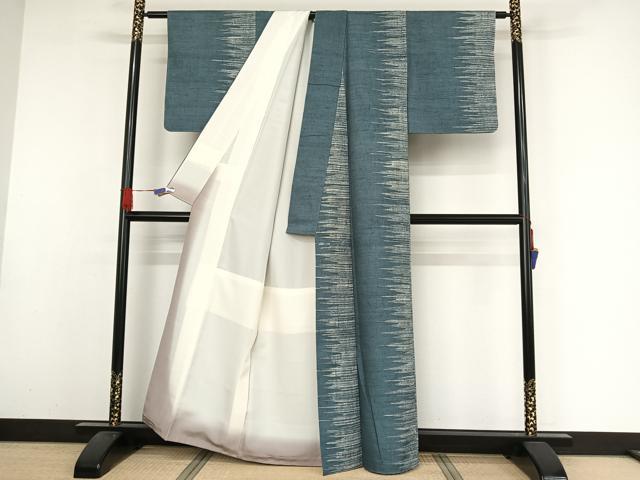 平和屋着物●上質な紬 霞文 正絹 逸品 未使用 AAAZ3250np
