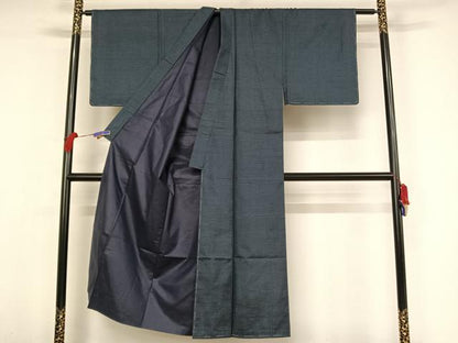平和屋着物●男性 本場大島紬 アンサンブル 100亀甲 総詰め 正絹 逸品 未使用 AAAZ3261np