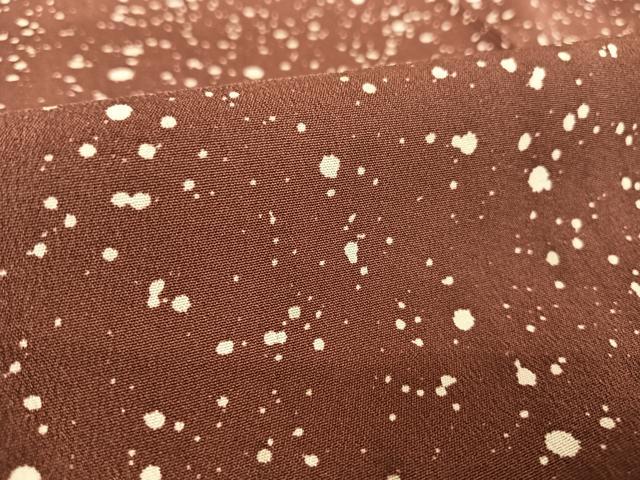 平和屋着物●洗える最高級着物　＜英＞はなぶさ謹製　小紋　雪　洗える着物　AAAZ3288np