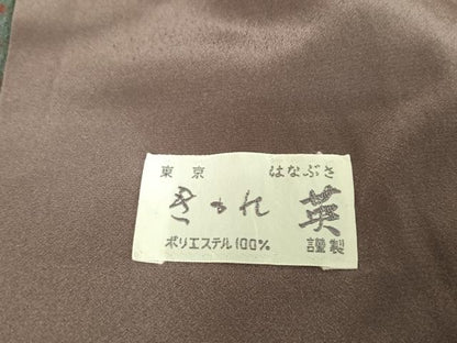平和屋着物●洗える最高級着物 ＜英＞はなぶさ謹製 小紋 丸文 洗える着物 AAAZ3293np