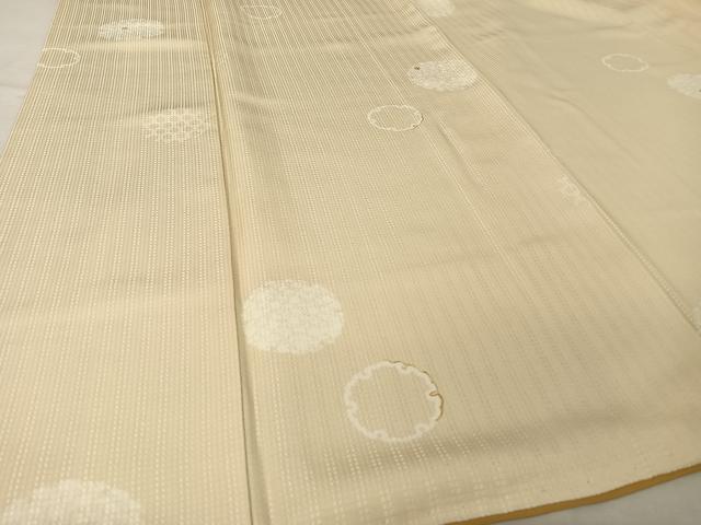 平和屋着物●上質な小紋　雪輪　金彩　正絹　逸品　AAAZ3326np