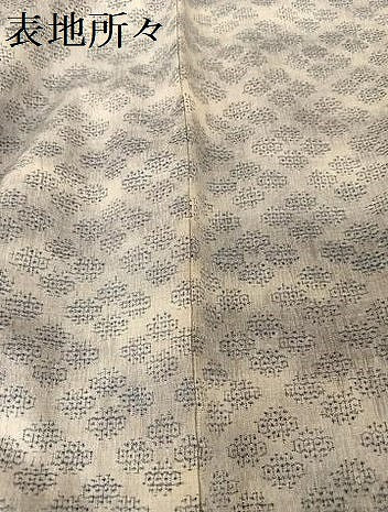 平和屋着物●本場結城紬 重要無形文化財 100亀甲 花菱文 三越扱い 正絹 逸品 未使用 AAAZ3328np