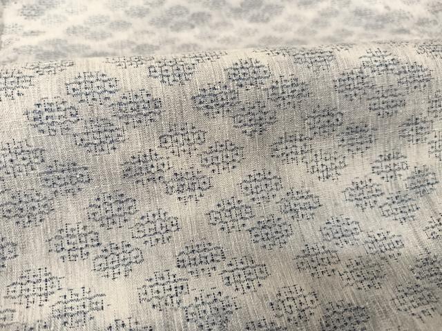平和屋着物●本場結城紬 重要無形文化財 100亀甲 花菱文 三越扱い 正絹 逸品 未使用 AAAZ3328np