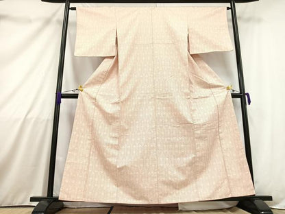 平和屋着物■上質なお召 草花文 正絹 逸品 AAAZ3579mf