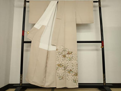 平和屋着物●豪華色留袖 友禅 几帳吉祥文 正絹 逸品 AAAZ3740ck