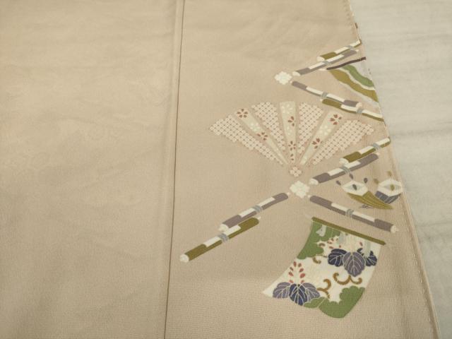 平和屋着物●豪華色留袖 友禅 几帳吉祥文 正絹 逸品 AAAZ3740ck