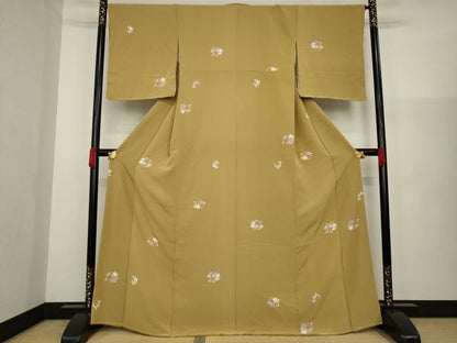 平和屋着物●上質な小紋 花丸文 正絹 逸品 AAAZ3781ck