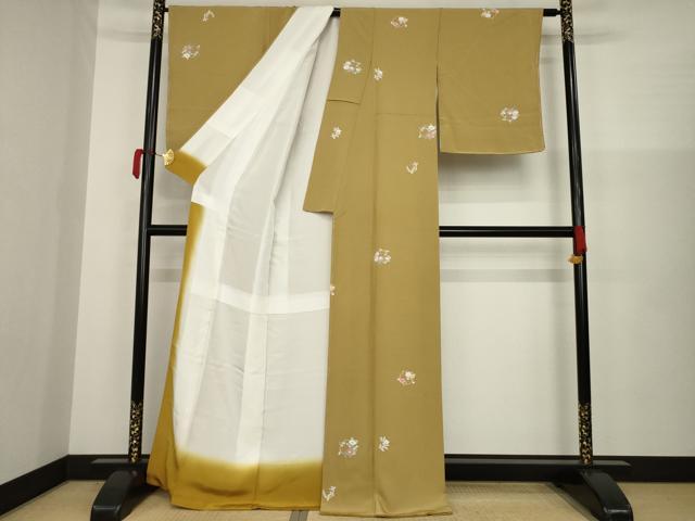 平和屋着物●上質な小紋 花丸文 正絹 逸品 AAAZ3781ck