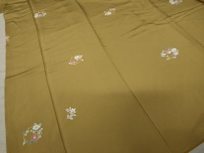 平和屋着物●上質な小紋 花丸文 正絹 逸品 AAAZ3781ck