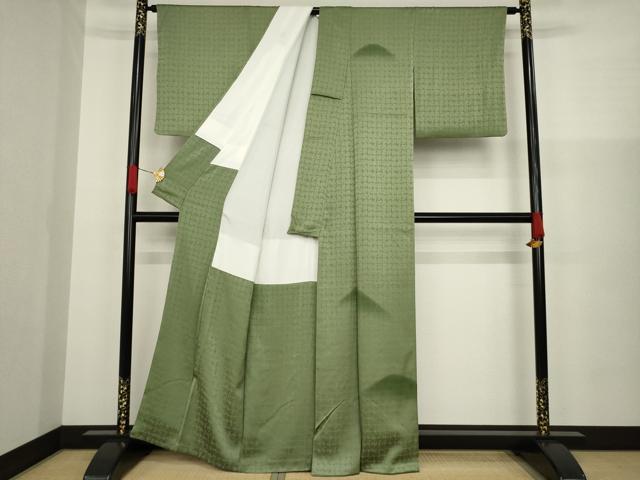 平和屋着物●訪問着 遠山文 正絹 逸品 AAAZ3799ck