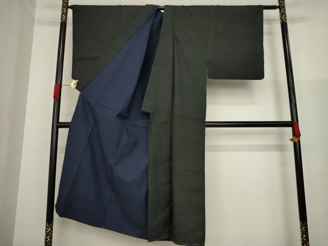 平和屋着物●男性 紬 縞 正絹 逸品 AAAZ3800ck