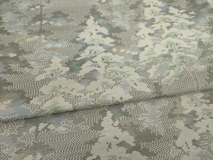 平和屋着物●本場大島紬 白大島 樹林文 正絹 逸品 AAAZ3805ck