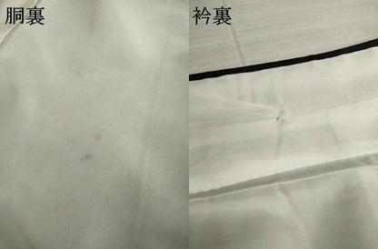 平和屋着物●本場大島紬 幾何学文様 黒地 正絹 逸品 AAAZ3816ck