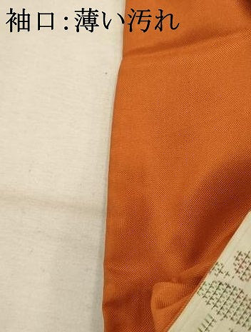 平和屋着物■お召　風景文　正絹　逸品　AAAZ3958ru
