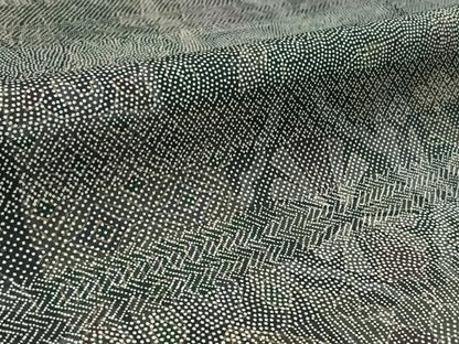 平和屋着物▽本場染大島紬 単衣 寄せ小紋柄 正絹 逸品 AAAZ3988jh
