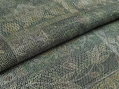 平和屋着物▽本場染大島紬 単衣 寄せ小紋柄 正絹 逸品 AAAZ3988jh