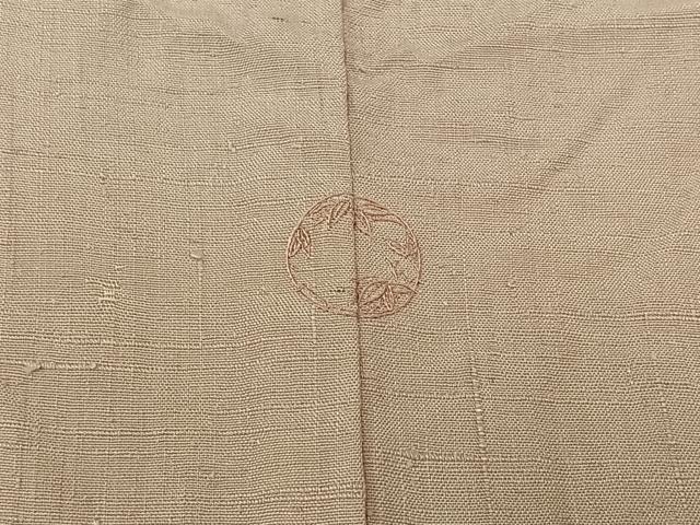 平和屋着物▽上質な紬 単衣 色無地 撫子色 正絹 逸品 AAAZ3989jh