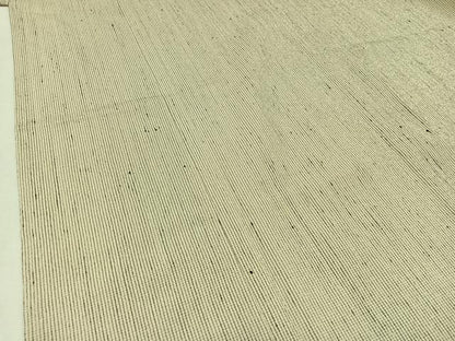 平和屋着物▽本塩沢 単衣 縞 正絹 逸品 AAAZ3992jh