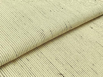 平和屋着物▽本塩沢 単衣 縞 正絹 逸品 AAAZ3992jh