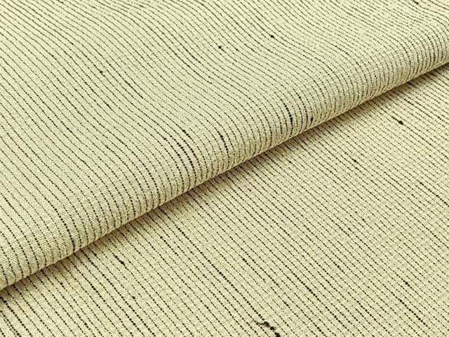 平和屋着物▽本塩沢 単衣 縞 正絹 逸品 AAAZ3992jh