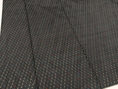 平和屋着物●本場大島紬 幾何学文様 大山謹製 正絹 逸品 AAAZ4486ph