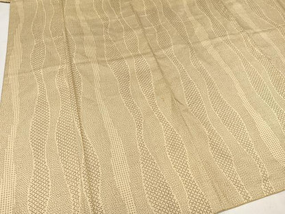 平和屋着物●本場大島紬 よろけ間道 正絹 逸品 AAAZ4498ph