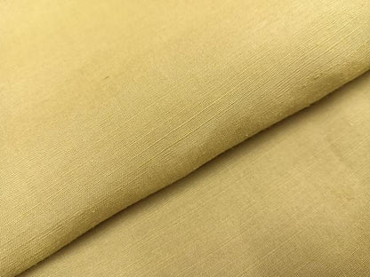 平和屋着物●結城紬　色無地　桑染色　正絹　逸品　AAAZ4557ph