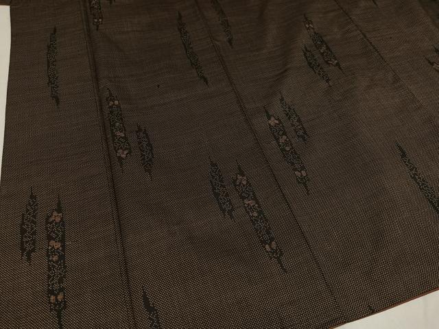 平和屋着物●本場大島紬 一元絣 間道 正絹 逸品 AAAZ4559ph