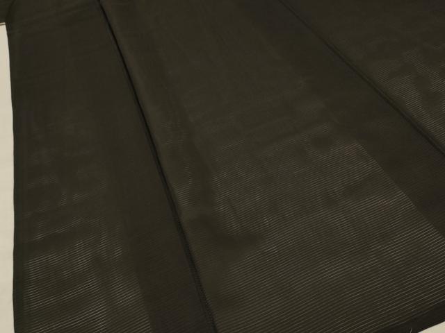 平和屋着物＊夏物 男性 黒紋付き 羽織セット 絽 正絹 逸品 AAAZ4720jd