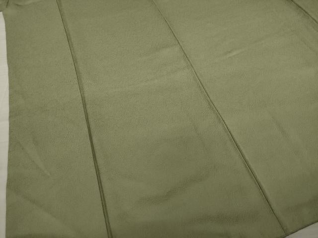 平和屋着物●上質な色無地 肥後煤竹色 正絹 逸品 AAAZ4800ck