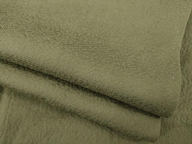 平和屋着物●上質な色無地 肥後煤竹色 正絹 逸品 AAAZ4800ck