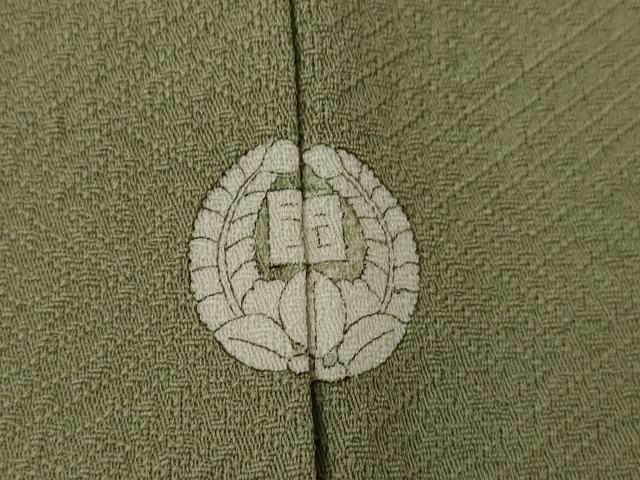 平和屋着物●上質な色無地 肥後煤竹色 正絹 逸品 AAAZ4800ck