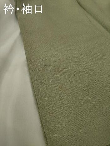 平和屋着物●上質な色無地 肥後煤竹色 正絹 逸品 AAAZ4800ck
