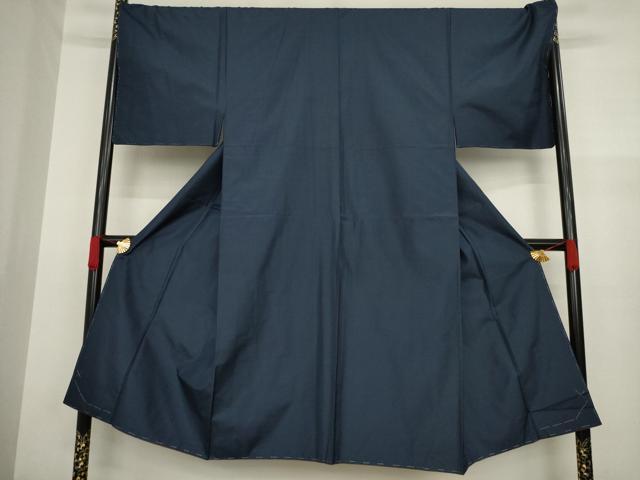 平和屋着物●男性　本場大島紬　格子　正絹　逸品　未使用　AAAZ4822ck