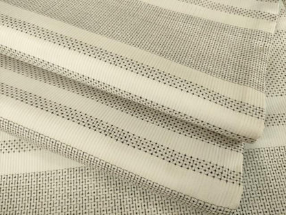 平和屋着物●本場大島紬 白大島 100亀甲 横段文 正絹 逸品 AAAZ4877ck