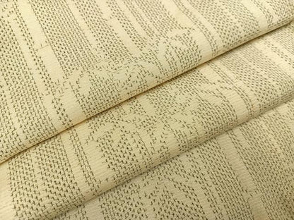 平和屋着物●本場大島紬 薩摩結城 笹竹文 正絹 逸品 AAAZ4886ph