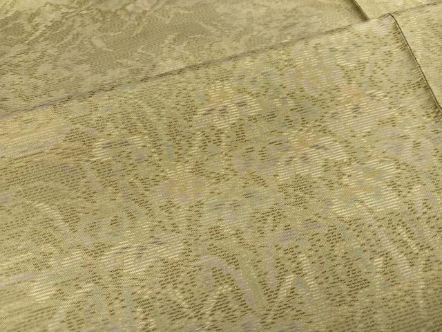平和屋着物●本場大島紬　草花文　正絹　逸品　未使用　AAAZ4892ph