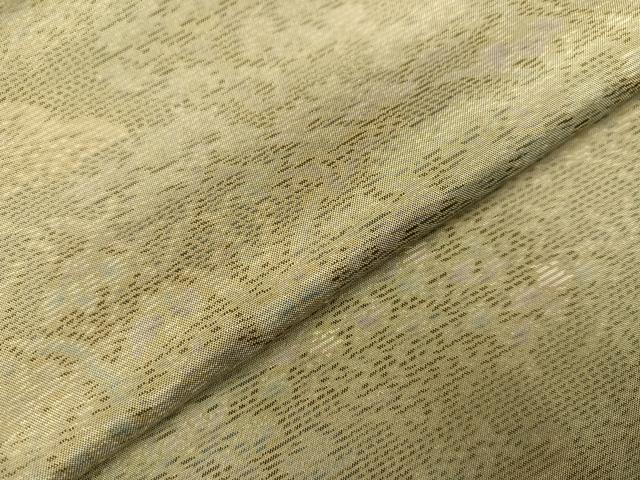 平和屋着物●本場大島紬　草花文　正絹　逸品　未使用　AAAZ4892ph