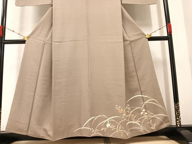 平和屋着物●豪華色留袖 草花文 金彩 正絹 逸品 AAAZ4919ph