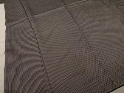 平和屋着物●上質な小紋 縞 正絹 逸品 AAAZ4989ck