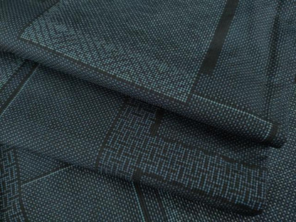 平和屋着物●本場大島紬　一元絣　色紙重ね文　正絹　逸品　AAAZ5001ck