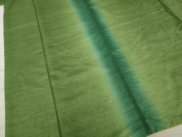 平和屋着物●上質な紬　間道　暈し染め　正絹　逸品　AAAZ5022ck