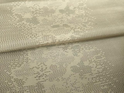 平和屋着物●本場大島紬 白大島 花丸文 正絹 逸品 AAAZ5040ck