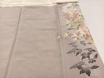 平和屋着物●本加賀友禅作家 村田幸司 色留袖 草花文 暈し染め 正絹 逸品 未使用 AAAZ5102ph