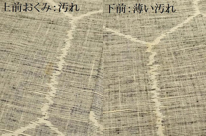 平和屋着物■上質な紬 双鳥花亀甲文 正絹 逸品 AAAZ5336sx