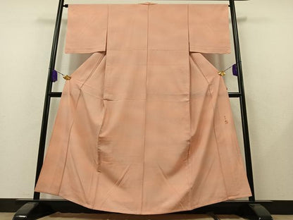平和屋着物▽上質な小紋 単衣 作家物 霞文 正絹 逸品 未使用 AAAZ5691jh