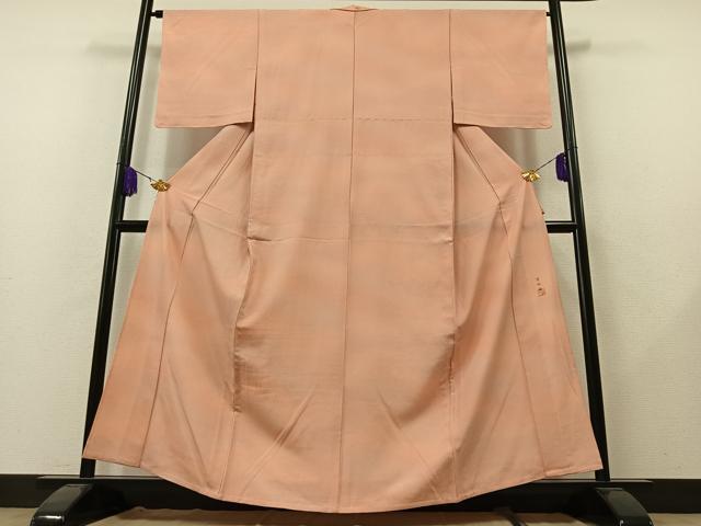 平和屋着物▽上質な小紋 単衣 作家物 霞文 正絹 逸品 未使用 AAAZ5691jh